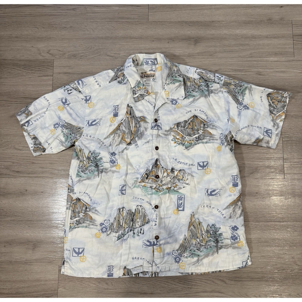 Patagonia Pataloha Special Edition Famous Mountains From The World Shirt Mens XL